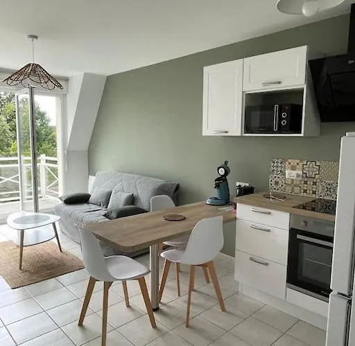 Les Belles Rives T2 Avec Balcon Ensoleille דירה קאבורג